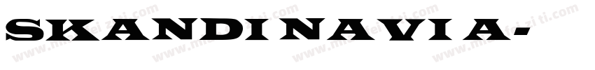 skandinavia字体转换