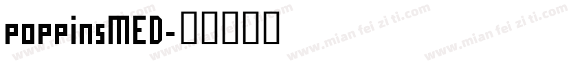 poppinsMED字体转换