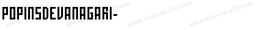 POPINSDEVANAGARI字体转换