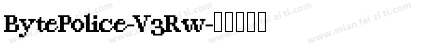 BytePolice-V3Rw字体转换