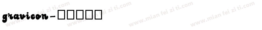 gravicon字体转换
