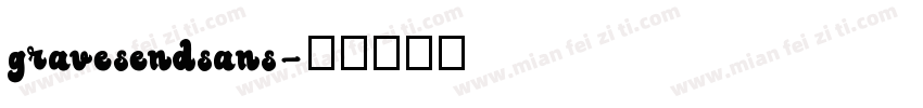 gravesendsans字体转换