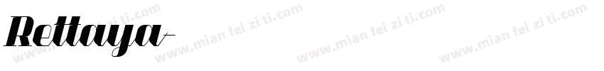Rettaya字体转换