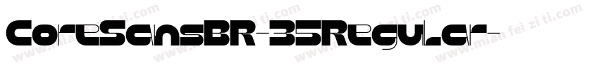 CoreSansBR-35Regular字体转换