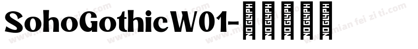 SohoGothicW01字体转换