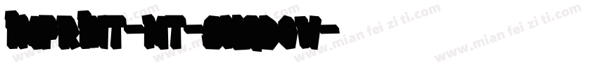 Imprint-MT-Shadow字体转换