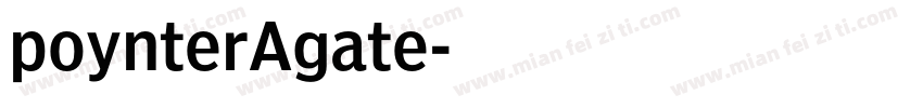 poynterAgate字体转换