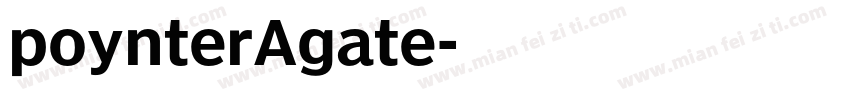 poynterAgate字体转换