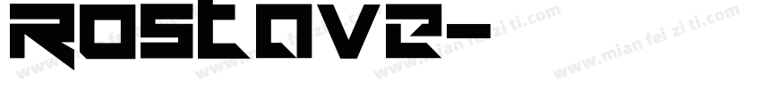 Rostave字体转换