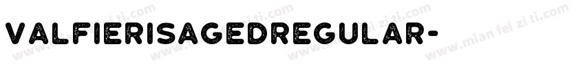 ValfierisAgedRegular字体转换