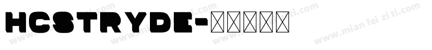 HCStRyde字体转换