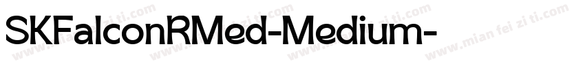 SKFalconRMed-Medium字体转换