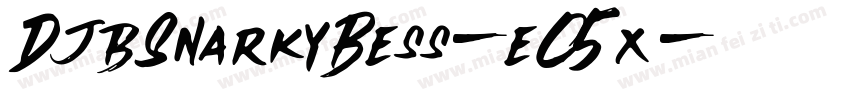 DjbSnarkyBess-eO5x字体转换