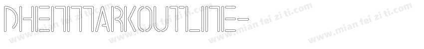 DhenmarkOutline字体转换