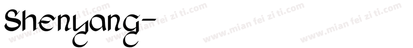 Shenyang字体转换