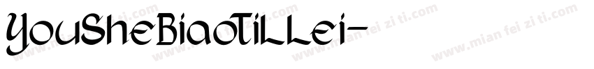YouSheBiaoTillei字体转换