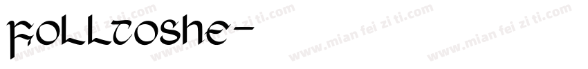 folltoshe字体转换