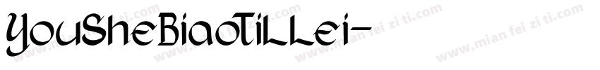 YouSheBiaoTillei字体转换