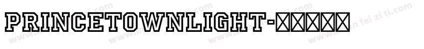 PrincetownLight字体转换