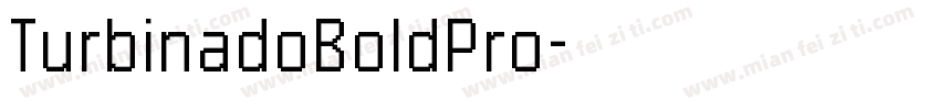 TurbinadoBoldPro字体转换