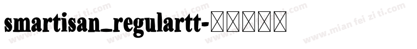 smartisan_regulartt字体转换