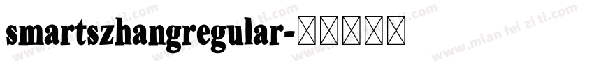 smartszhangregular字体转换