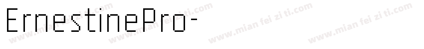 ErnestinePro字体转换