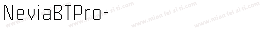 NeviaBTPro字体转换