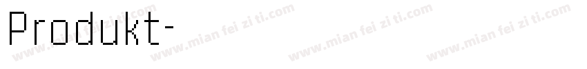 Produkt字体转换