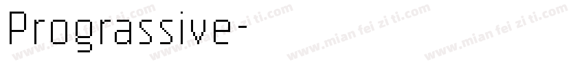 Prograssive字体转换