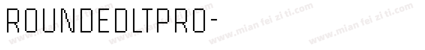 ROUNDEDLTPRO字体转换