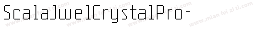 Sca1aJwe1Crysta1Pro字体转换