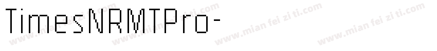 TimesNRMTPro字体转换