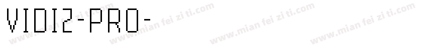 VIDIZ-PRO字体转换