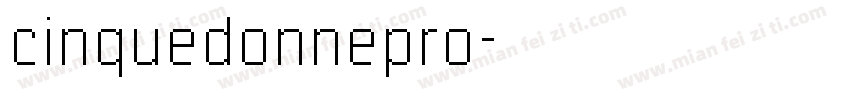 cinquedonnepro字体转换