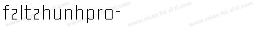 fzltzhunhpro字体转换