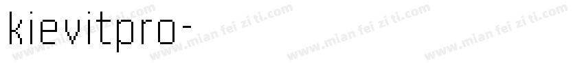 kievitpro字体转换