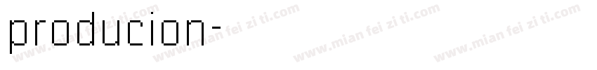 producion字体转换