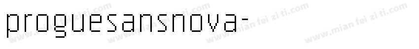 proguesansnova字体转换