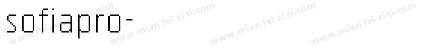 sofiapro字体转换