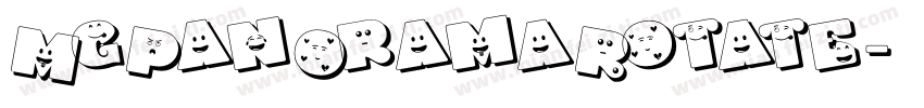 MgPanOramaRotate字体转换