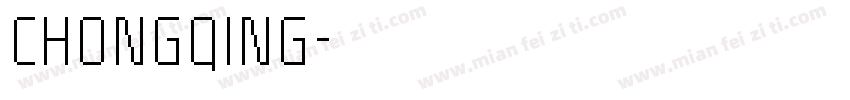 CHONGQING字体转换