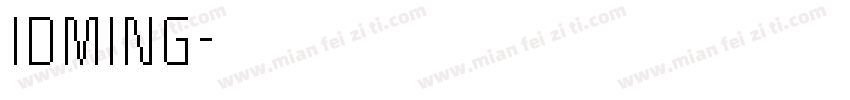 IDMING字体转换