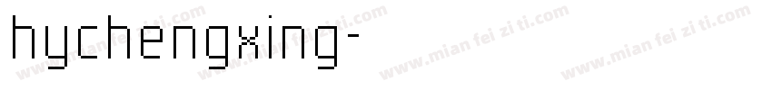 hychengxing字体转换