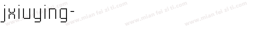 jxiuying字体转换