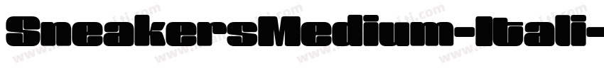 SneakersMedium-Itali字体转换