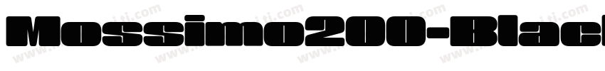 Mossimo200-Black字体转换