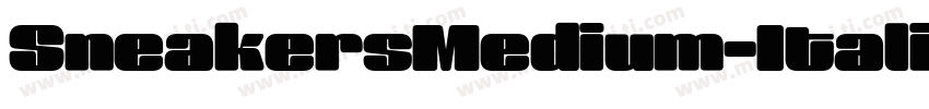 SneakersMedium-Itali字体转换