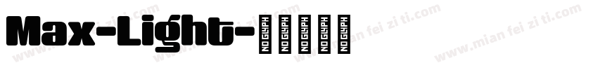 Max-Light字体转换