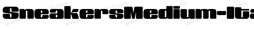 SneakersMedium-Itali字体转换